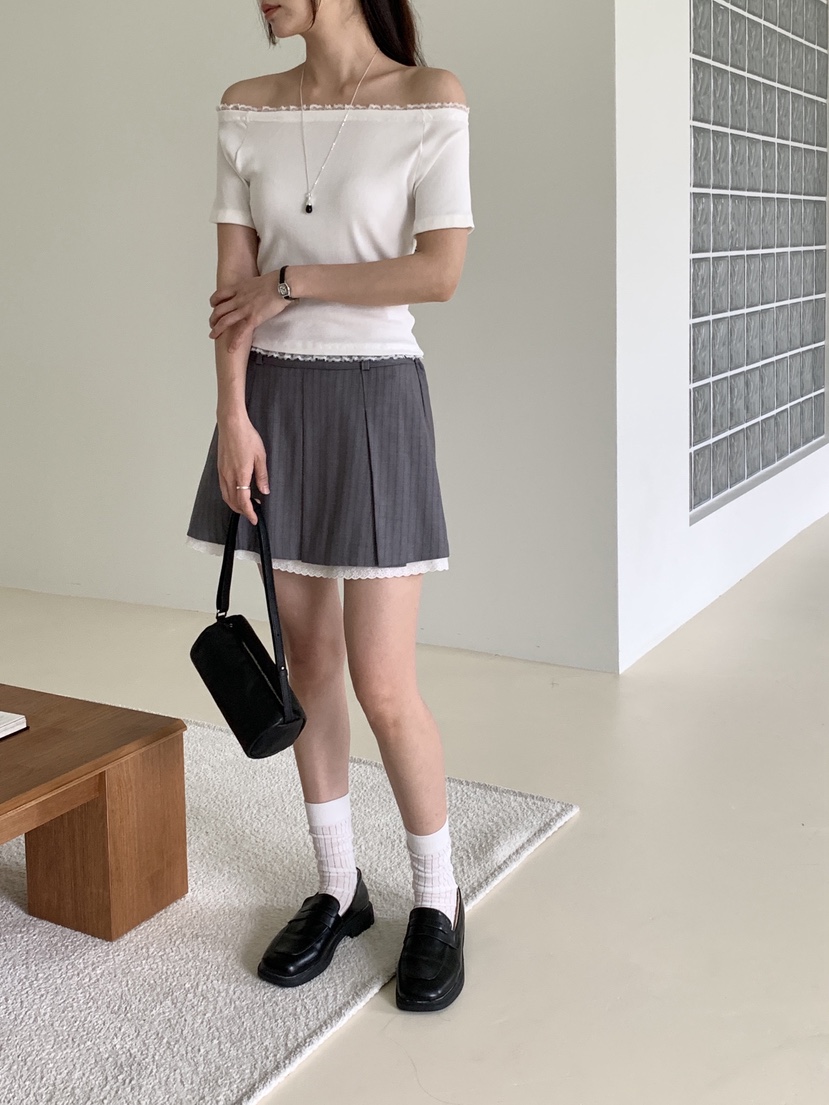 RE:OPENING韓國直郵女士新品時尚職業推薦熱賣26春夏短裙RE:OPENING短裙