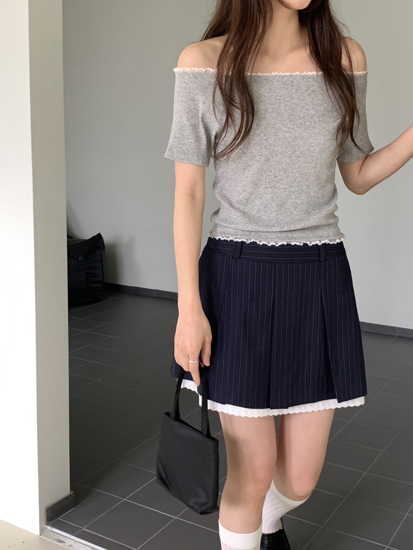 RE:OPENING韓國直郵女士新品時尚職業推薦熱賣26春夏短裙RE:OPENING短裙