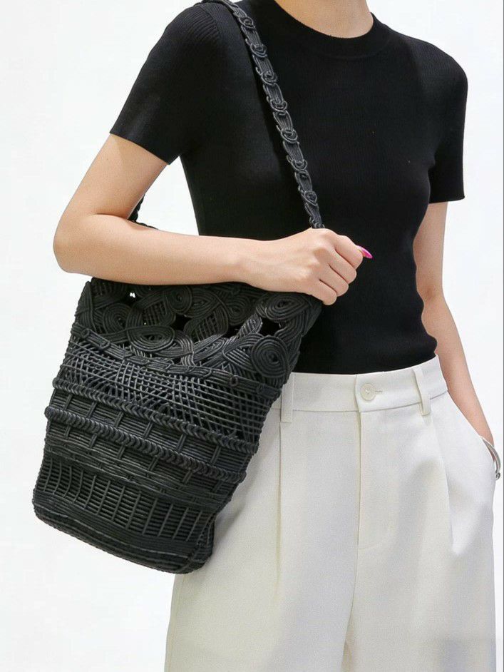 TROUVAILLE韓國代購女士新款時尚人氣熱賣真品單肩斜跨包TROUVAILLE單肩/斜跨包圖色1