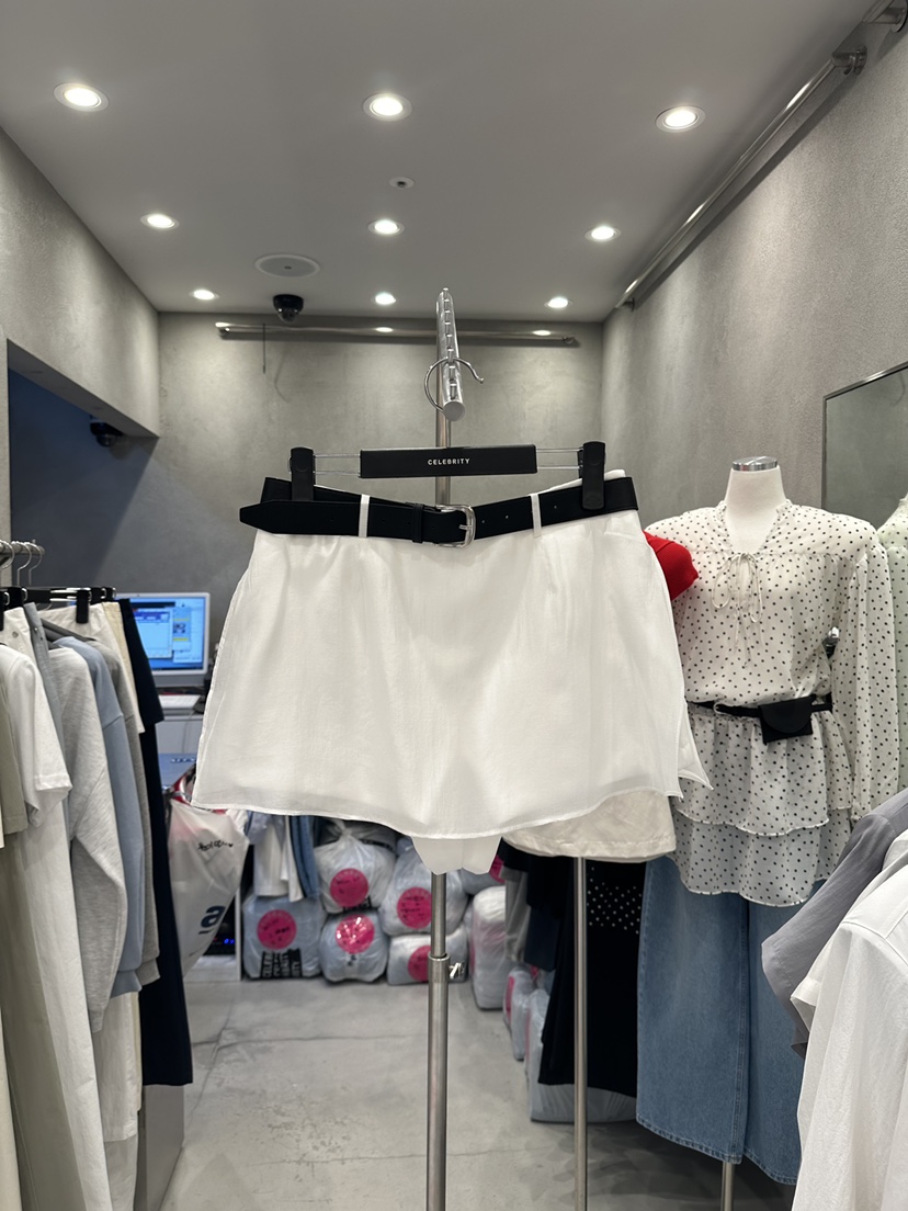 CELEBRITY-A東大門實拍女裝新款26春夏人氣裙褲不含腰帶CELEBRITY-A裙褲圖色1