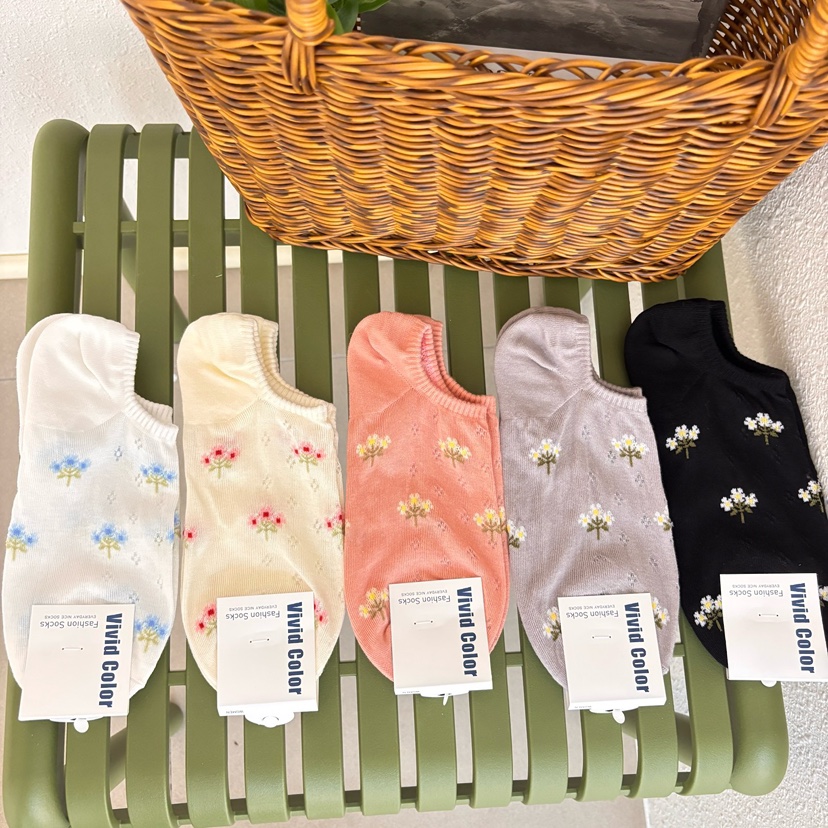 CACTUS-Q韓國代購女裝新品推薦時尚26春夏休閑人氣職業襪子CACTUS十雙起/可混搭襪子