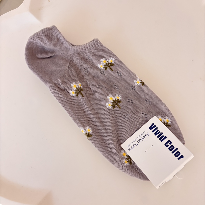 CACTUS-Q韓國代購女裝新品推薦時尚26春夏休閑人氣職業襪子CACTUS十雙起/可混搭襪子圖色4