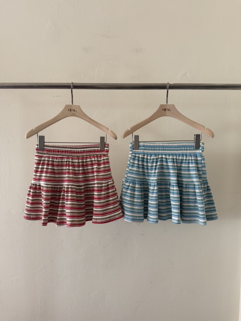 MENG東大門實拍女裝新款職業真品休閑人氣時尚26春夏短裙復古MENG短裙