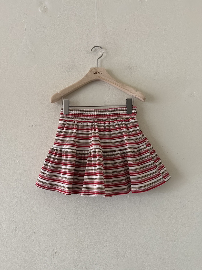 MENG東大門實拍女裝新款職業真品休閑人氣時尚26春夏短裙復古MENG短裙圖色1