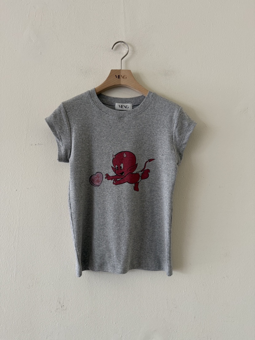 MENG東大門直郵女士新品時尚26春夏人氣休閑真品推薦職業T恤MENGT恤圖色2