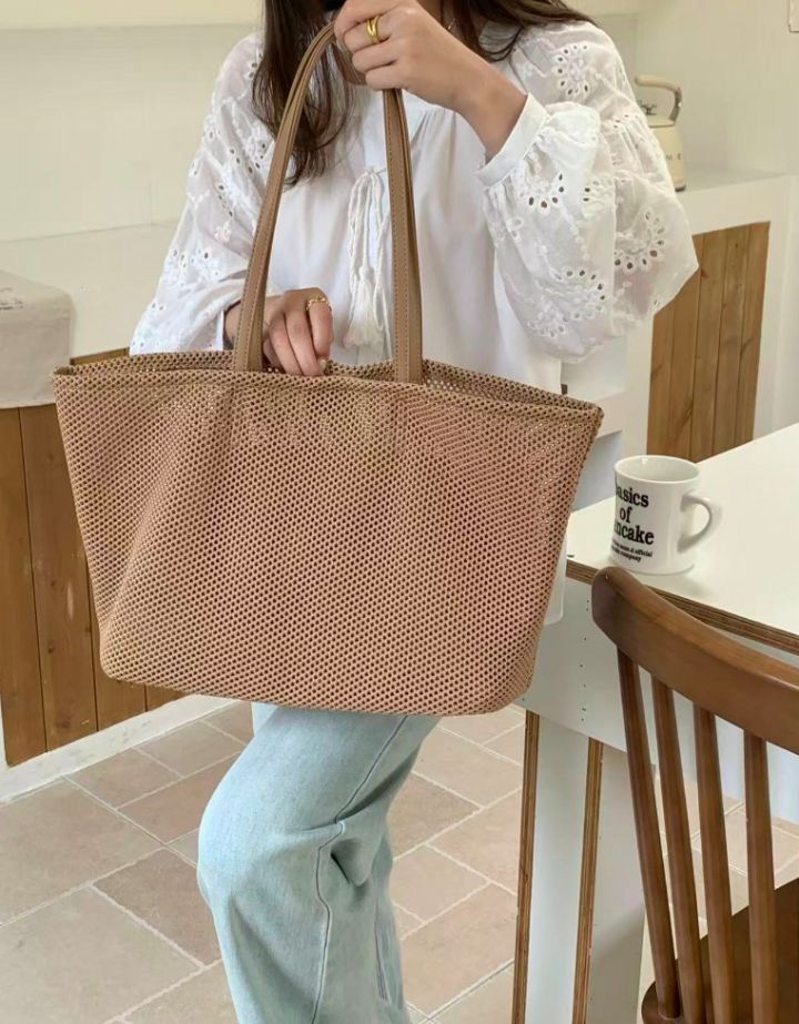 TROUVAILLE韓國代購女裝新款時尚推薦真品單肩斜跨包網狀TROUVAILLE單肩/斜跨包