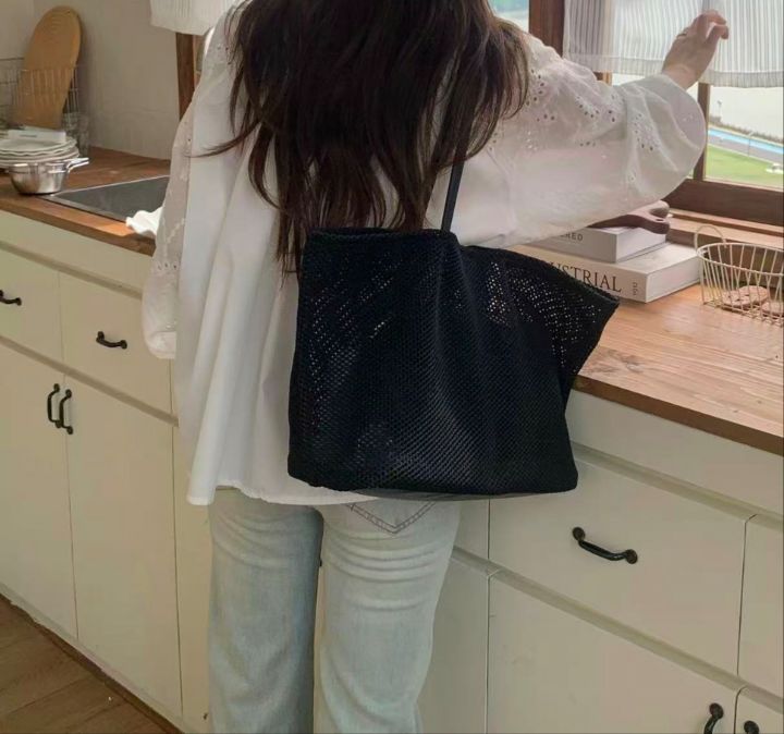 TROUVAILLE韓國代購女裝新款時尚推薦真品單肩斜跨包網狀TROUVAILLE單肩/斜跨包