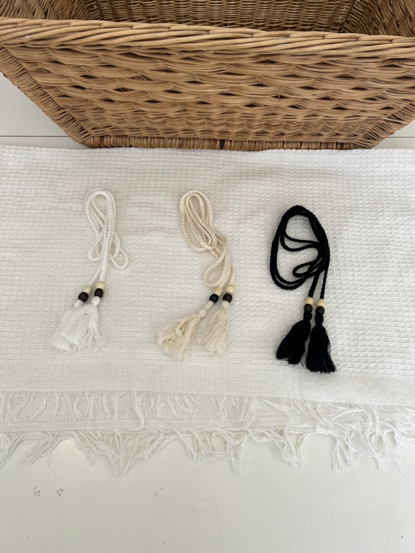 ME MO東大門實拍女士新款熱賣真品職業26春夏時尚腰帶流蘇ME MO腰帶