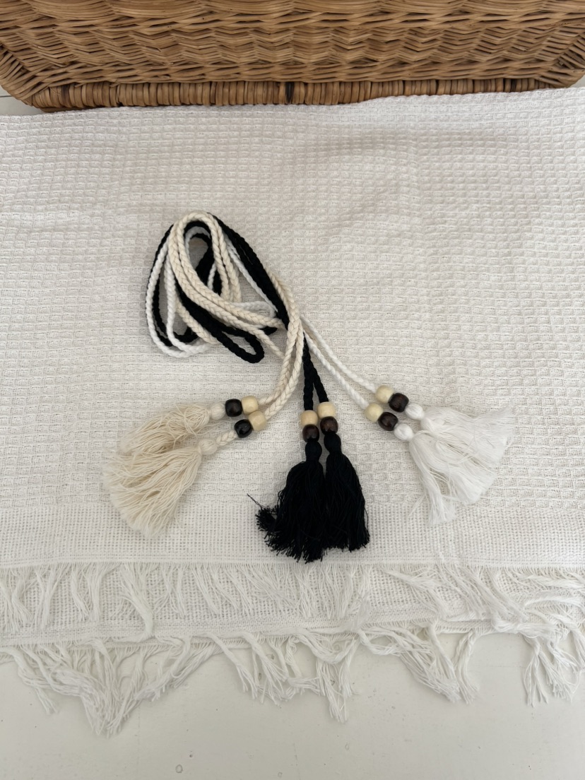 ME MO東大門實拍女士新款熱賣真品職業26春夏時尚腰帶流蘇ME MO腰帶