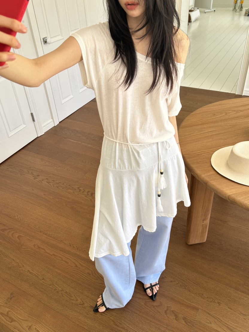 ME MO東大門實拍女士新款熱賣真品職業26春夏時尚腰帶流蘇ME MO腰帶