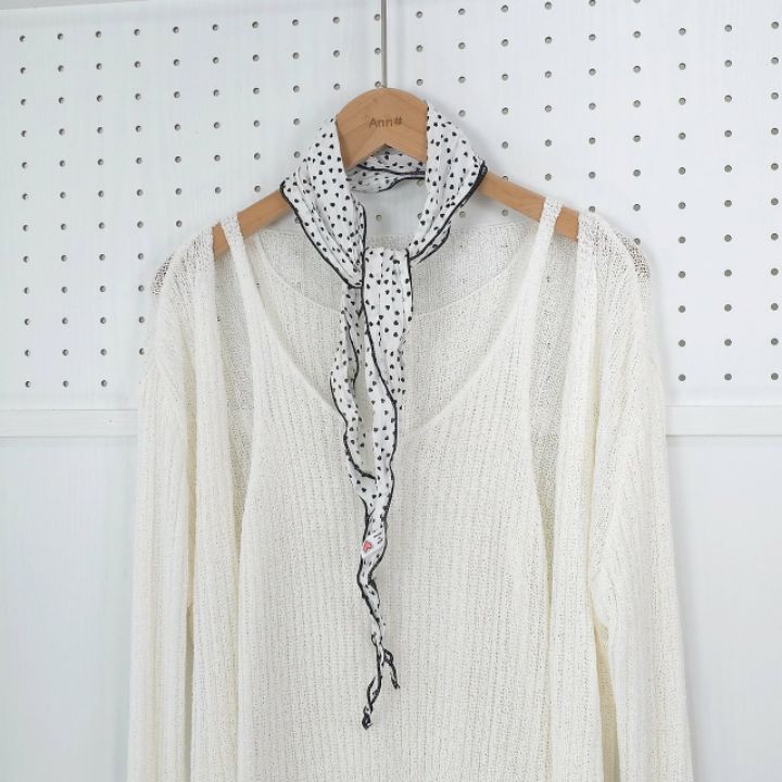 EBADA東大門直郵女裝新款熱賣推薦26春夏職業圍巾披肩褶皺EBADA圍巾/披肩