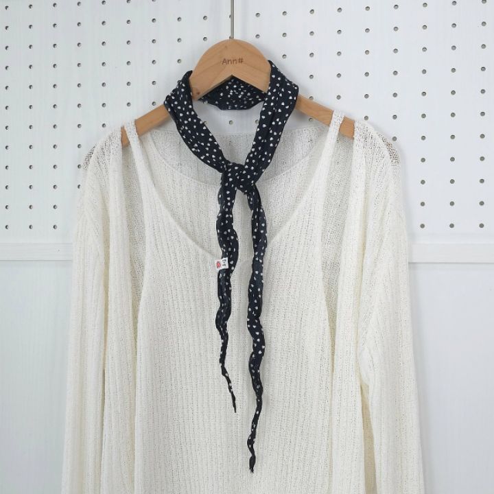 EBADA東大門直郵女裝新款熱賣推薦26春夏職業圍巾披肩褶皺EBADA圍巾/披肩