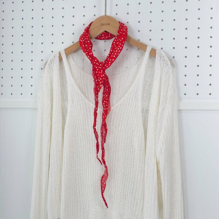 EBADA東大門直郵女裝新款熱賣推薦26春夏職業圍巾披肩褶皺EBADA圍巾/披肩