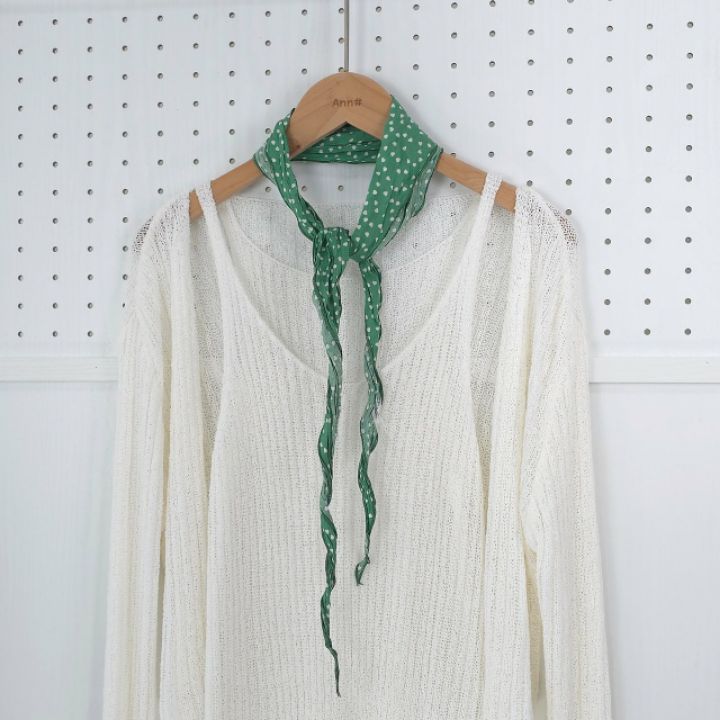 EBADA東大門直郵女裝新款熱賣推薦26春夏職業圍巾披肩褶皺EBADA圍巾/披肩