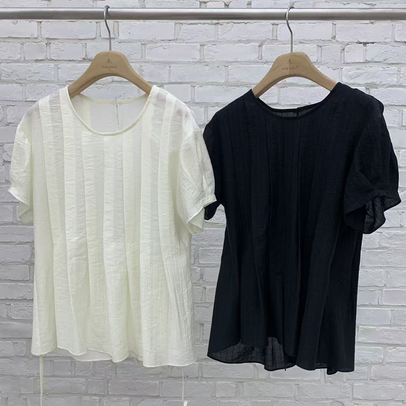 THE ABLE韓國代購女士新款26春夏真品休閑時尚襯衫蕾絲衫THE ABLE/TA襯衫/蕾絲衫