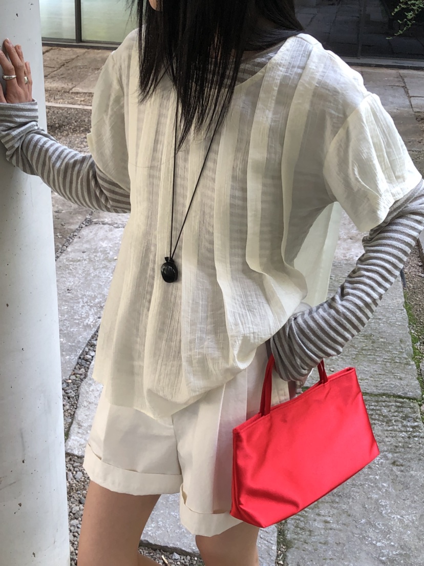 THE ABLE韓國代購女士新款26春夏真品休閑時尚襯衫蕾絲衫THE ABLE/TA襯衫/蕾絲衫