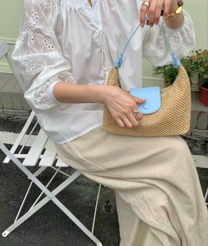 TROUVAILLE東大門直郵女裝新品人氣休閑時尚26春夏手提包TROUVAILLE手提包