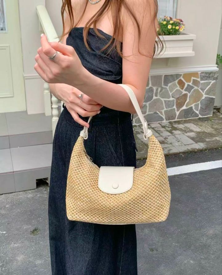 TROUVAILLE東大門直郵女裝新品人氣休閑時尚26春夏手提包TROUVAILLE手提包圖色1