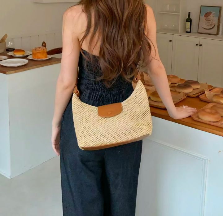 TROUVAILLE東大門直郵女裝新品人氣休閑時尚26春夏手提包TROUVAILLE手提包圖色3