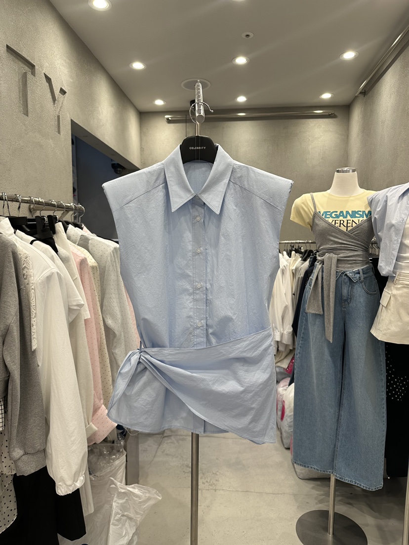 CELEBRITY-A東大門實拍女裝新款推薦26春夏休閑襯衫蕾絲衫CELEBRITY-A襯衫/蕾絲衫圖色1