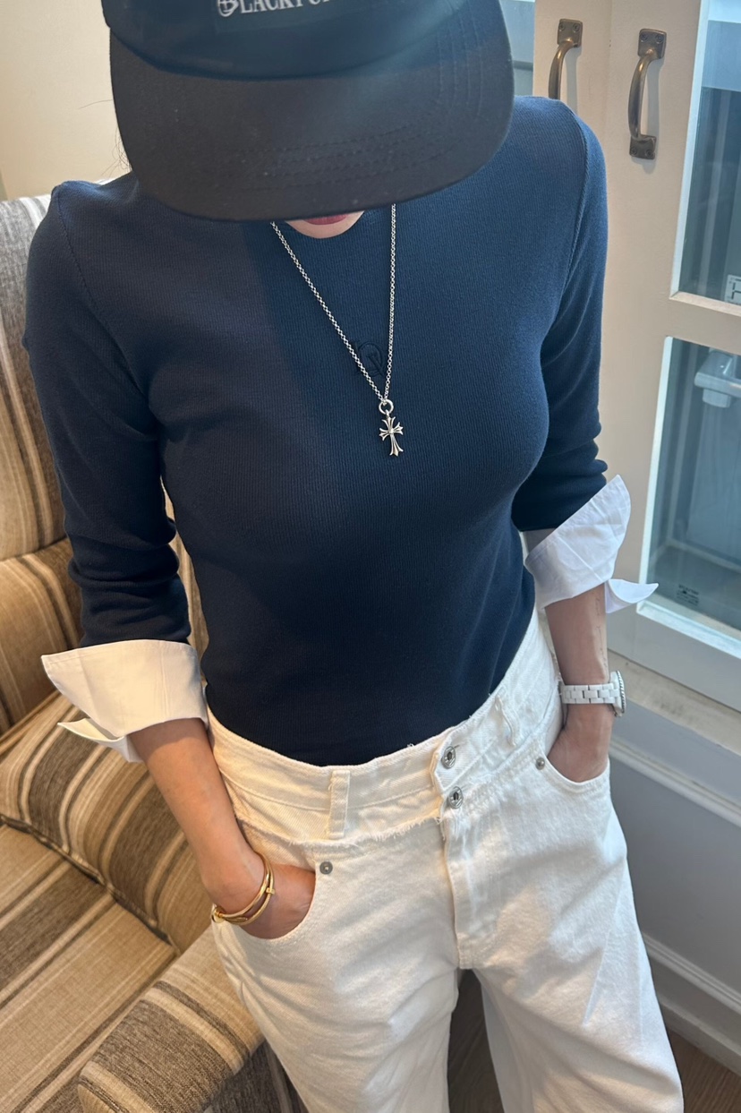 GENTLE B/LOVENTINA韓國代購女裝新款26春夏推薦長袖T恤GENTLE B/LOVENTINA長袖T恤圖色1