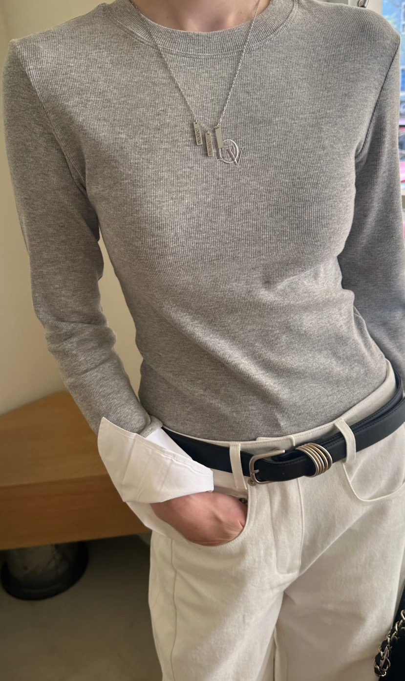 GENTLE B/LOVENTINA韓國代購女裝新款26春夏推薦長袖T恤GENTLE B/LOVENTINA長袖T恤圖色2