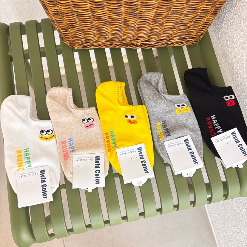 CACTUS-Q東大門直郵女士新款熱賣26春夏真品人氣休閑襪子CACTUS十雙起/可混搭襪子