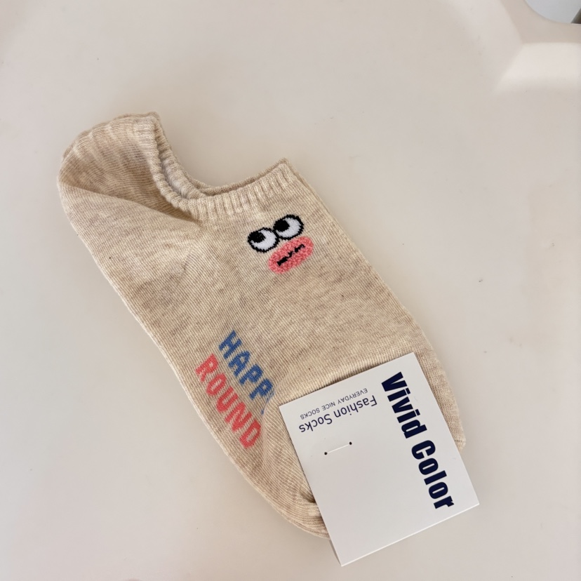 CACTUS-Q東大門直郵女士新款熱賣26春夏真品人氣休閑襪子CACTUS十雙起/可混搭襪子圖色3