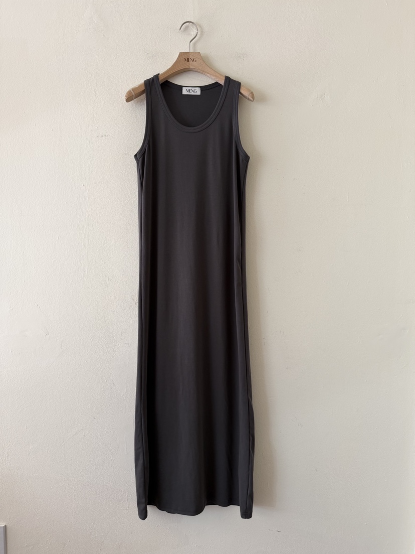 MENG東大門實拍女裝新款人氣26春夏休閑真品時尚連衣裙圍巾MENG連衣裙圖色1