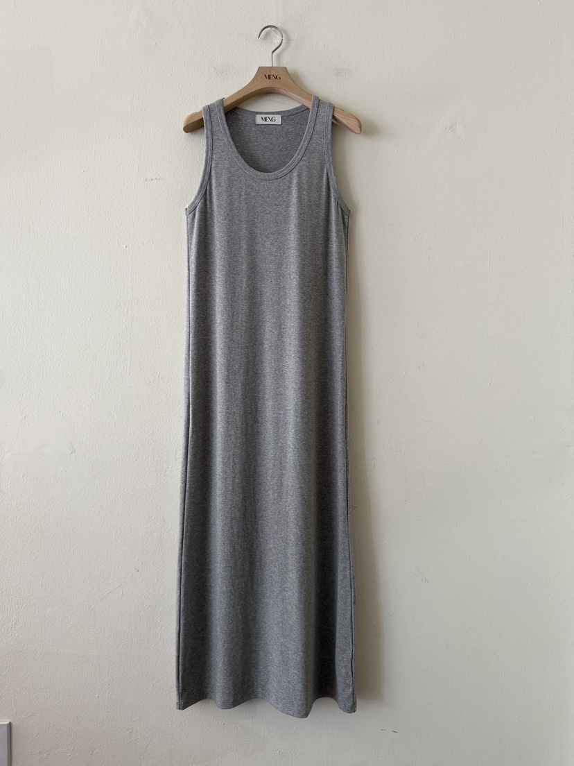 MENG東大門實拍女裝新款人氣26春夏休閑真品時尚連衣裙圍巾MENG連衣裙圖色2