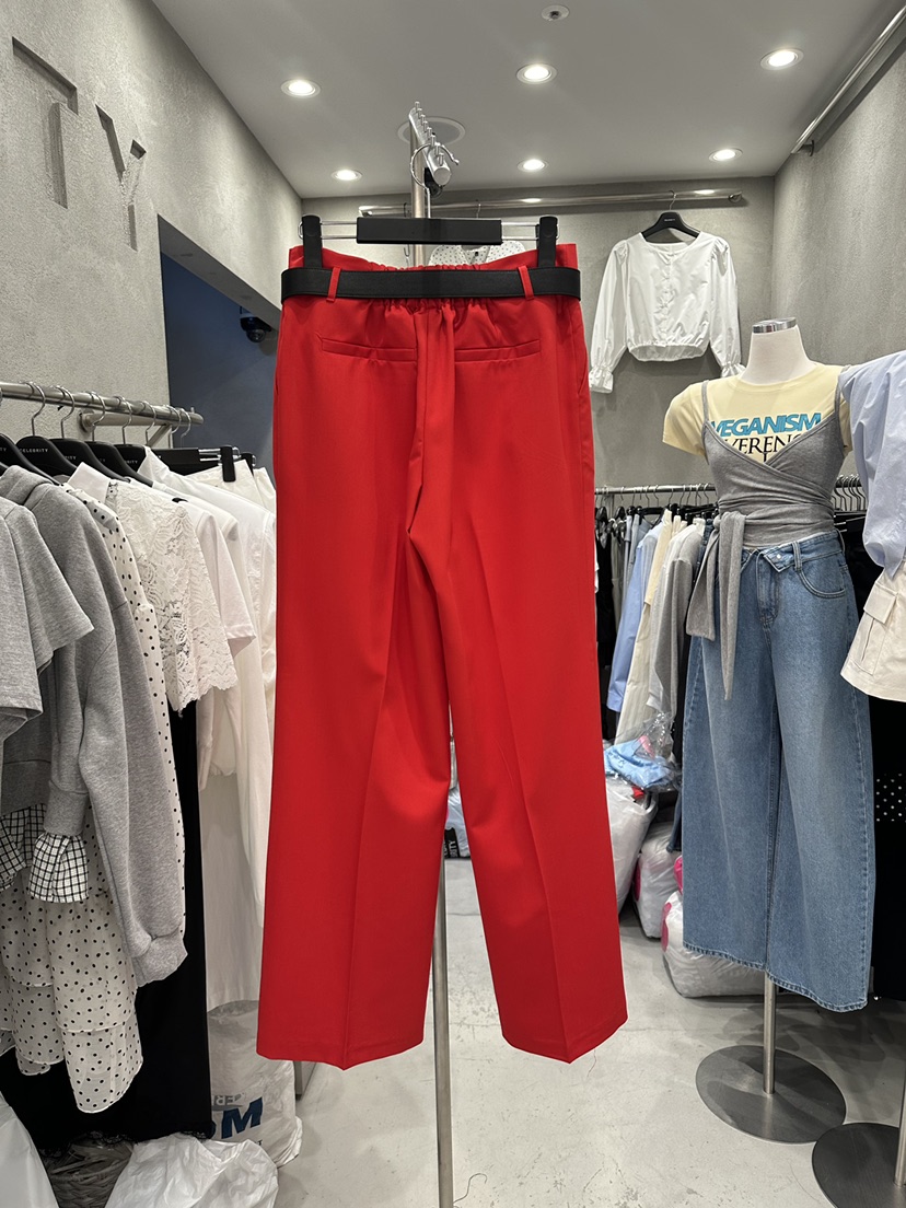 CELEBRITY-A東大門實拍女士新款真品時尚休閑褲不含腰帶CELEBRITY-A休閑褲