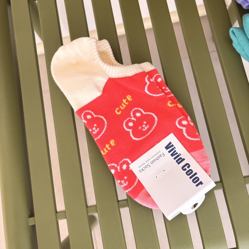 CACTUS-Q東大門實拍女裝新品推薦26春夏人氣職業時尚襪子CACTUS十雙起/可混搭襪子圖色3