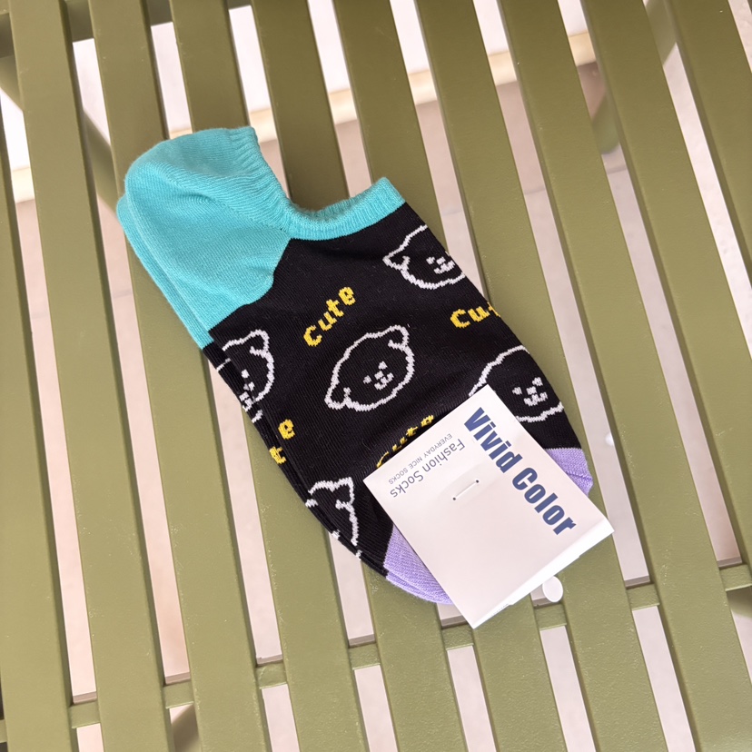 CACTUS-Q東大門實拍女裝新品推薦26春夏人氣職業時尚襪子CACTUS十雙起/可混搭襪子圖色5