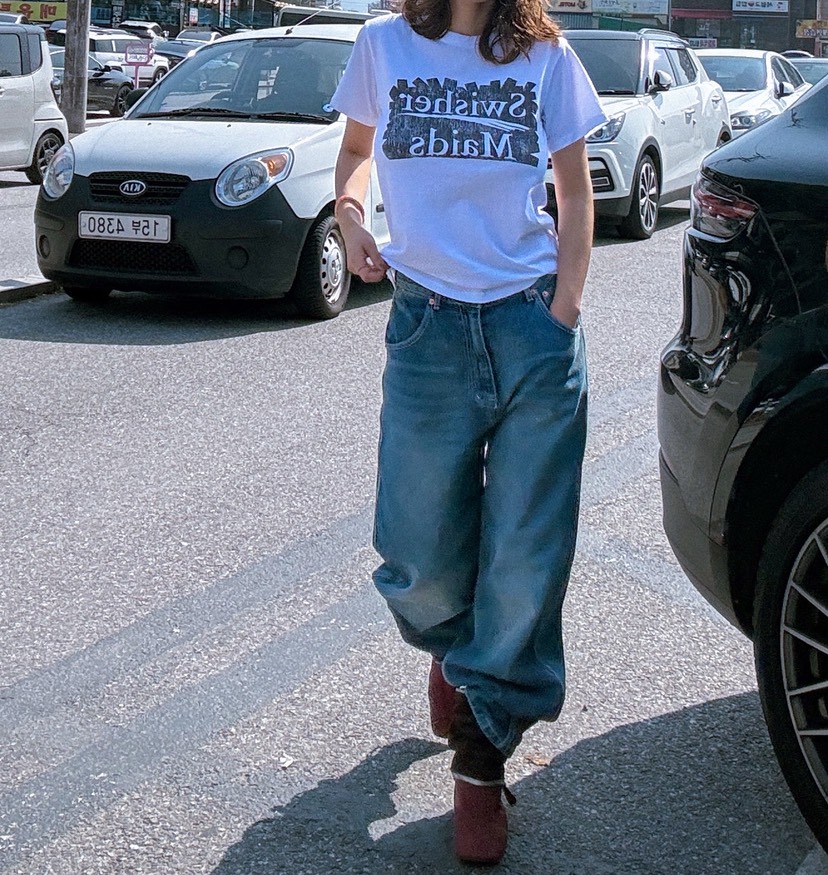 PARIS MATCH韓國代購女裝新款熱賣休閑時尚真品26春夏T恤PARIS MATCHT恤