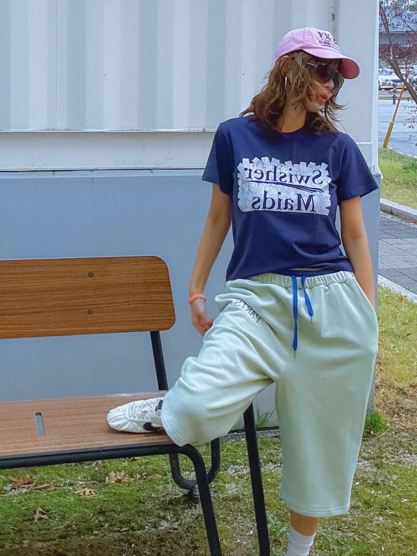 PARIS MATCH韓國代購女裝新款熱賣休閑時尚真品26春夏T恤PARIS MATCHT恤