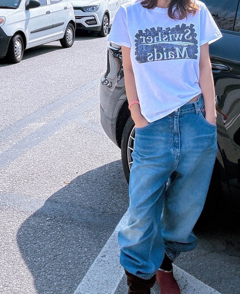 PARIS MATCH韓國代購女裝新款熱賣休閑時尚真品26春夏T恤PARIS MATCHT恤圖色2