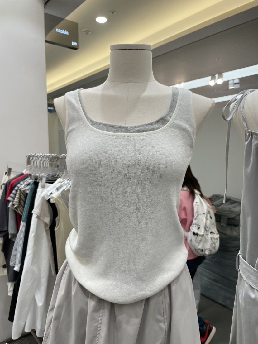 NAPKIN韓國直郵實拍女士新品時尚推薦職業吊帶背心不含內搭NAPKIN吊帶/背心圖色1