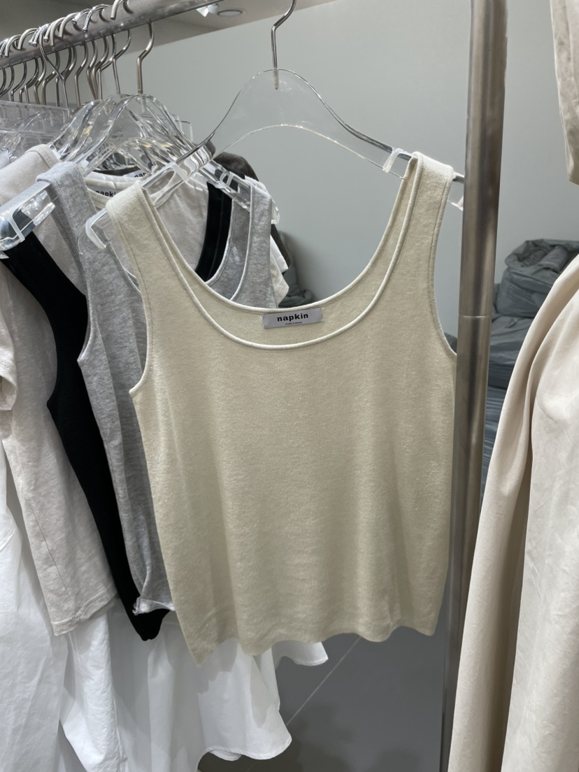 NAPKIN韓國直郵實拍女士新品時尚推薦職業吊帶背心不含內搭NAPKIN吊帶/背心圖色2