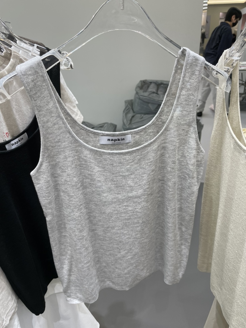 NAPKIN韓國直郵實拍女士新品時尚推薦職業吊帶背心不含內搭NAPKIN吊帶/背心圖色3