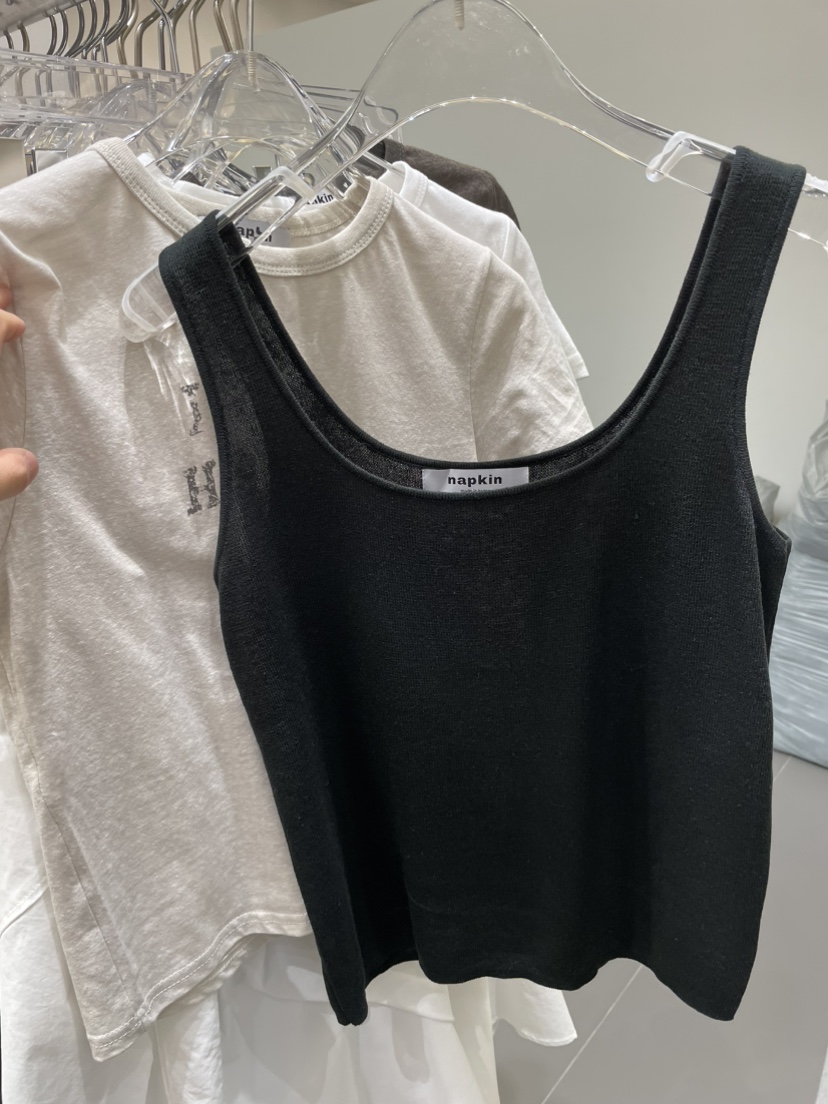 NAPKIN韓國直郵實拍女士新品時尚推薦職業吊帶背心不含內搭NAPKIN吊帶/背心圖色4