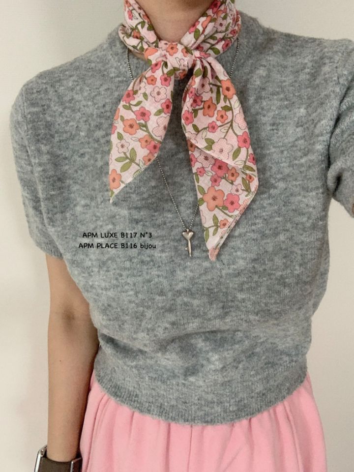 N3東大門實拍女裝新品時尚人氣職業推薦熱賣圍巾披肩花朵N3圍巾/披肩