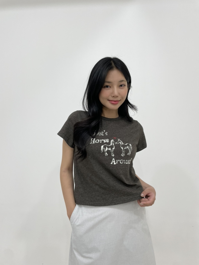 NAPKIN韓國代購女裝新品職業休閑時尚熱賣推薦真品人氣T恤NAPKINT恤圖色2