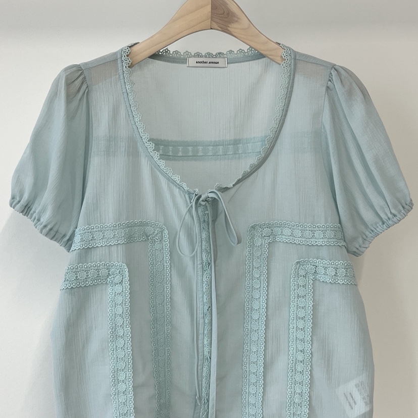 ANOTHER AVENUE韓國代購女裝新品時尚推薦休閑襯衫蕾絲衫ANOTHER AVENUE襯衫/蕾絲衫