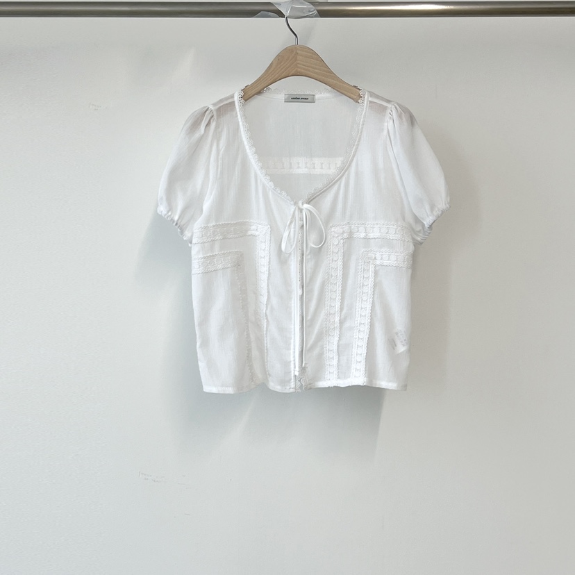 ANOTHER AVENUE韓國代購女裝新品時尚推薦休閑襯衫蕾絲衫ANOTHER AVENUE襯衫/蕾絲衫圖色2