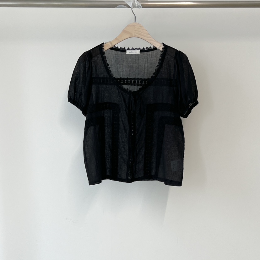 ANOTHER AVENUE韓國代購女裝新品時尚推薦休閑襯衫蕾絲衫ANOTHER AVENUE襯衫/蕾絲衫圖色3