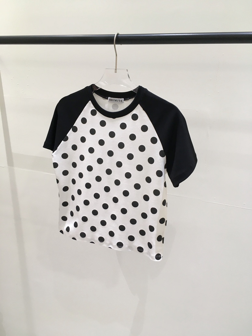 HEUMUTA韓國直郵實拍女裝新品熱賣休閑人氣26夏季職業T恤HEUMUTAT恤