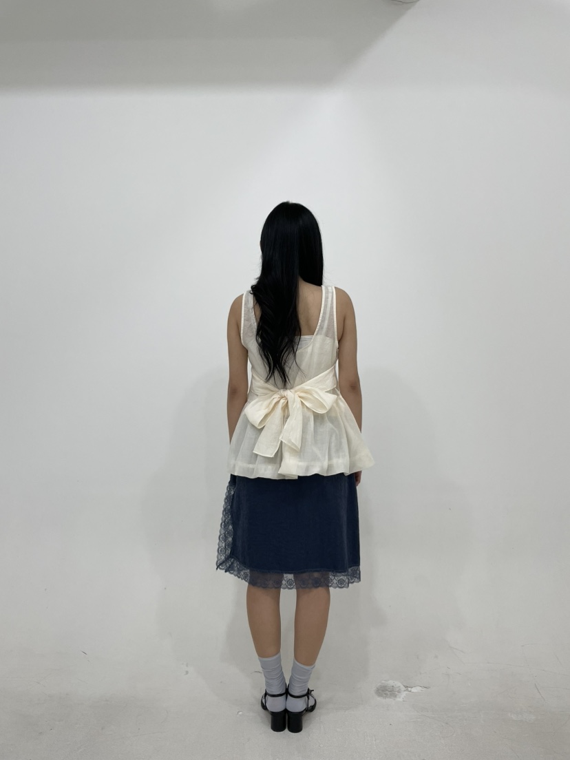 NAPKIN東大門實拍女裝新品休閑26春夏推薦真品吊帶背心絲帶NAPKIN吊帶/背心