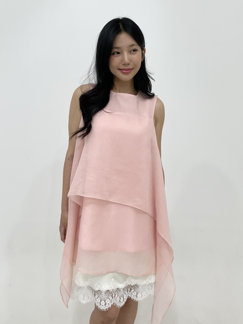 NAPKIN韓國直郵女裝新品人氣熱賣休閑26春夏吊帶背心不對稱NAPKIN吊帶/背心圖色2