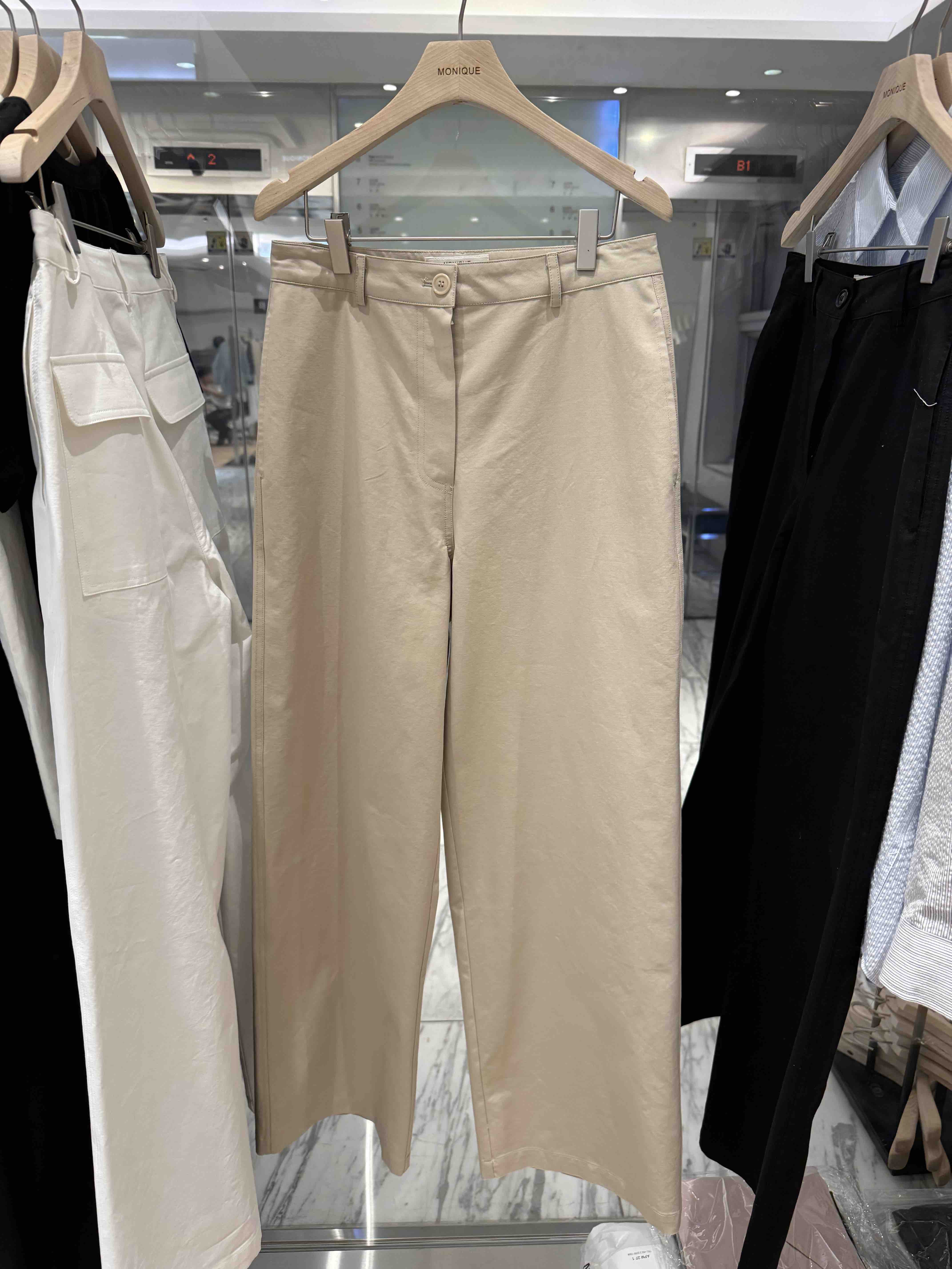 MONIQUE韓國直郵女士新款26春夏熱賣時尚職業休閑推薦休閑褲MONIQUE休閑褲圖色2