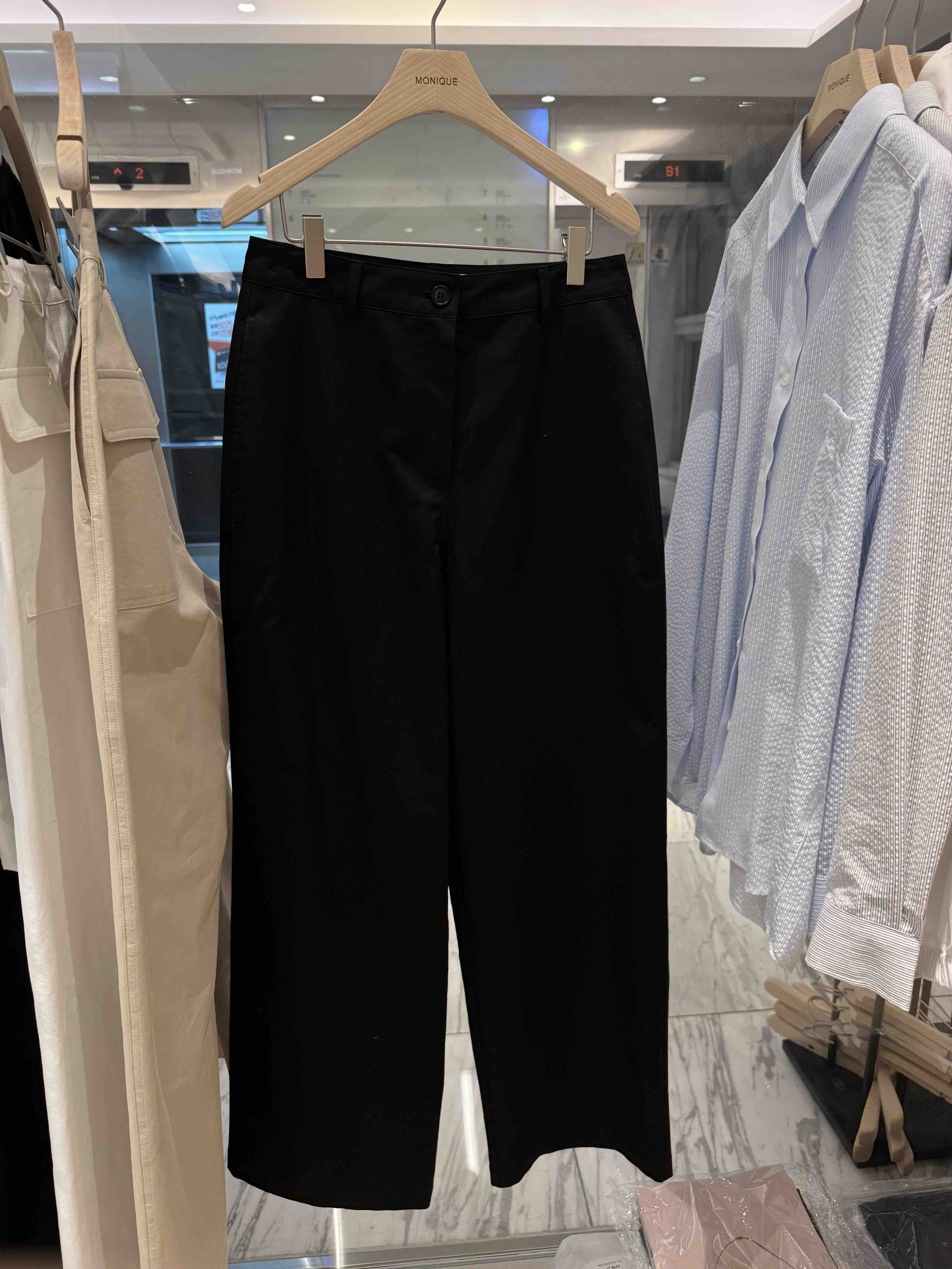 MONIQUE韓國直郵女士新款26春夏熱賣時尚職業休閑推薦休閑褲MONIQUE休閑褲圖色3